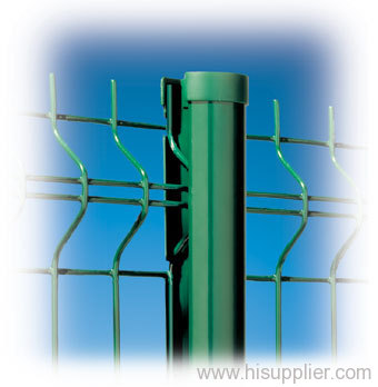 Curved Welded Wire Fence