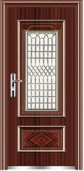 glass steel security door