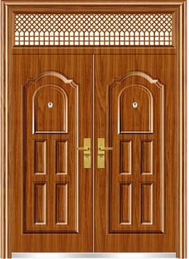 brown Steel security door