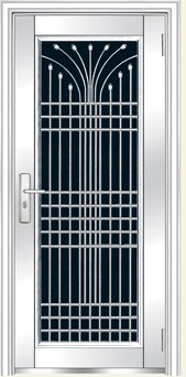 Exterior stainless steel door