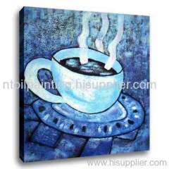 Coffee oil painting