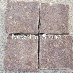 ocean red granite cobblestone