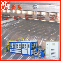 Fully automatic PLC Thermoforming Machines with on line die-cutting