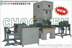 aluminum foil container making machine