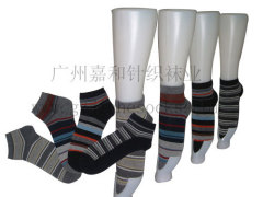 stripe leisure anklet Socks