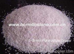 0~1mm pure white pebble, 1~2 mm pure white pebble, 2~3 mm pure white pebble