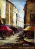 street oil painting on canvas