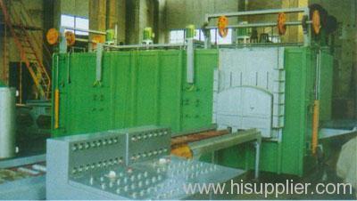 Handspike type tempering furnace