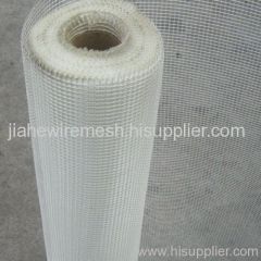 white fabric fiberglass mesh