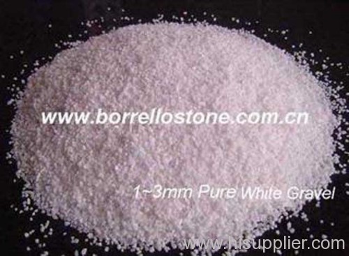 0~1mm pure white gravel, 1~2 mm pure white gravel, 2~3 mm pure white gravel