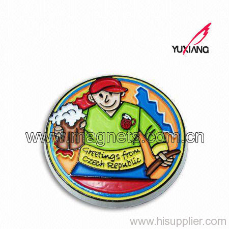 2D Injection Fridge Magnet