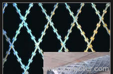 Razor wire meshes