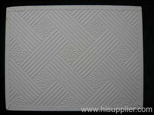 PVC vinyl laminated gypsum tiles