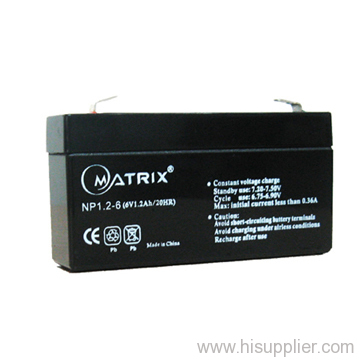 Sealed Lead Acid Battery 6V1.2AH