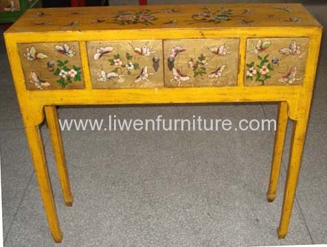 Asia furniture painting tables