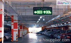 LCD display screen for parking lot