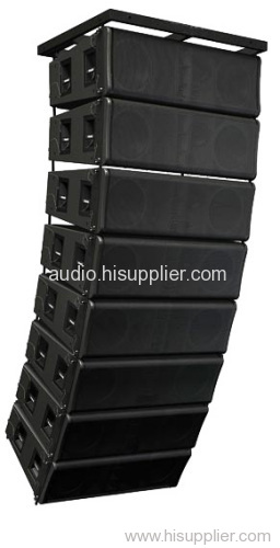 Professional 3-way dual 12" active line array speaker system