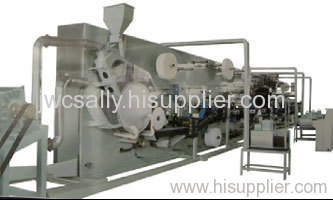 High speed baby diaper machine