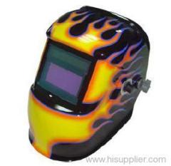 Welding helmet painting design