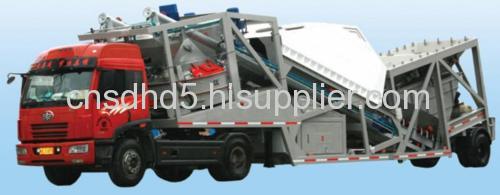 Hongda mobile concrete batching plant