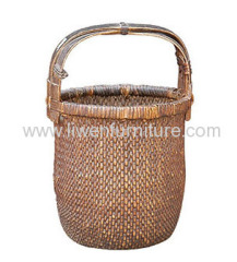 Chinese rattan basket