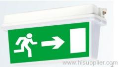 exit sign box light