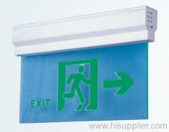 emergency exit sign