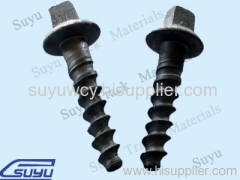 rail sleeper screw spike