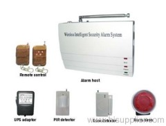 Cheap phone line wireless home alarm system