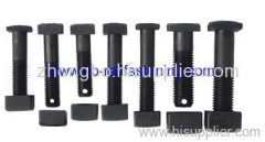 thin type square head bolts