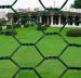 coated hexagonal wire fence
