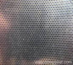 Perforatd security screens