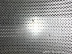 Perforatd security screens