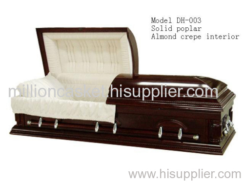 wooden casket