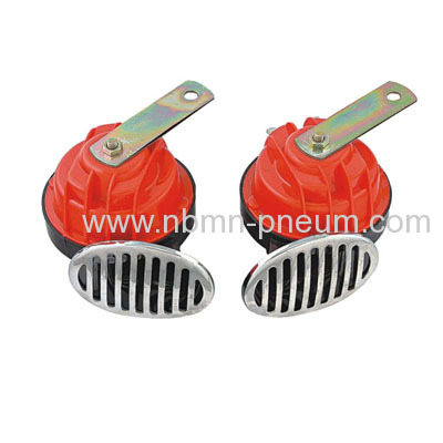 Red or chrome snail horn (Dual)