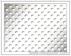 Perforated sheet