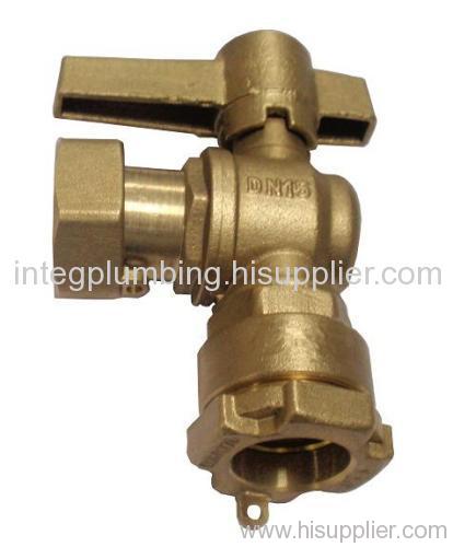 brass water meter ball valve