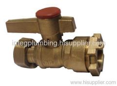 brass water meter ball valve