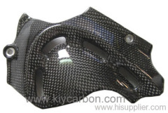 Ducat Monster carbon fiber front sporket cover