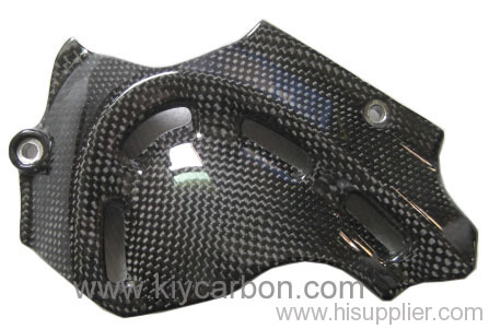 Ducat Monster carbon fiber front sporket cover