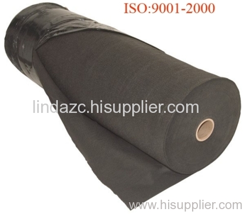 PET black thermally bonded non woven geotextile