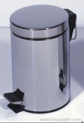 40L stainless steel circular bin