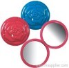 Flower plastic pocket mirror