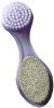 Plastic brush with pumice stone