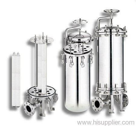 Multi-Cartridge Electropolished Filter Cartridge Housing