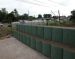 Military Wall of Hesco Barriers