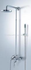 double lever rain shower column