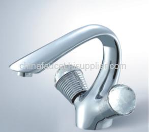 double lever basin tap