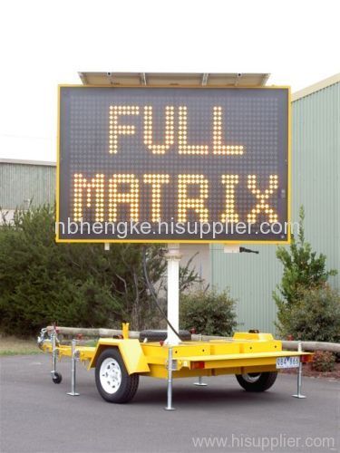 solar variable message signs，solar traffic signal trailer