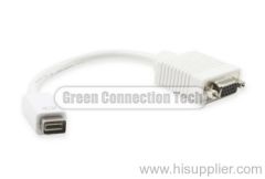 Green Connection Mini DVI to VGA Converter
